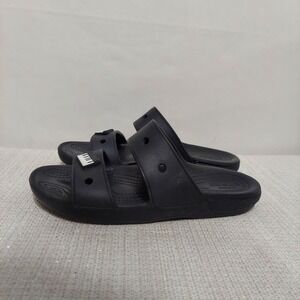 Crocs Classic Sandals Men's 7 Women's 9‎ Black 206761